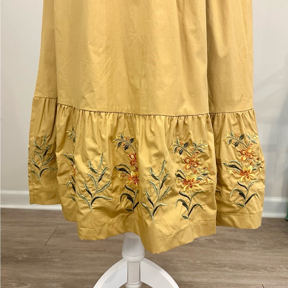 Embroidered Midi Dress - Picture 3 of 4